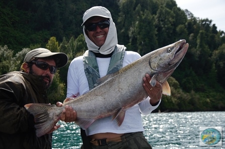 Fotos da pesca esportiva em Chaiten no Chile